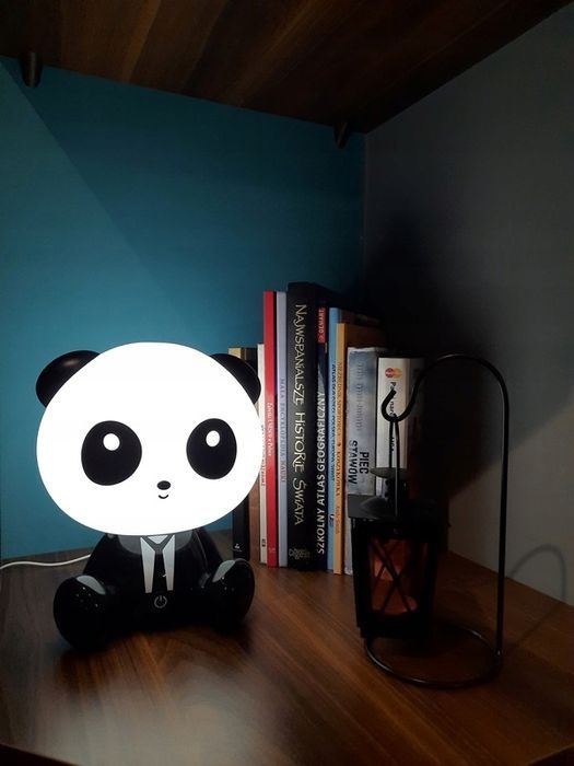 Lampka Nocna Dla Dzieci Miś Duża Panda -Superzabaweczki-