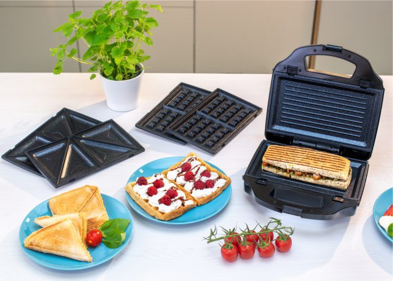 Zelmer Opiekacz 3w1 ZSM7900 - Kanapki, Grill, Gofry