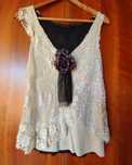 Top de renda Twins Set