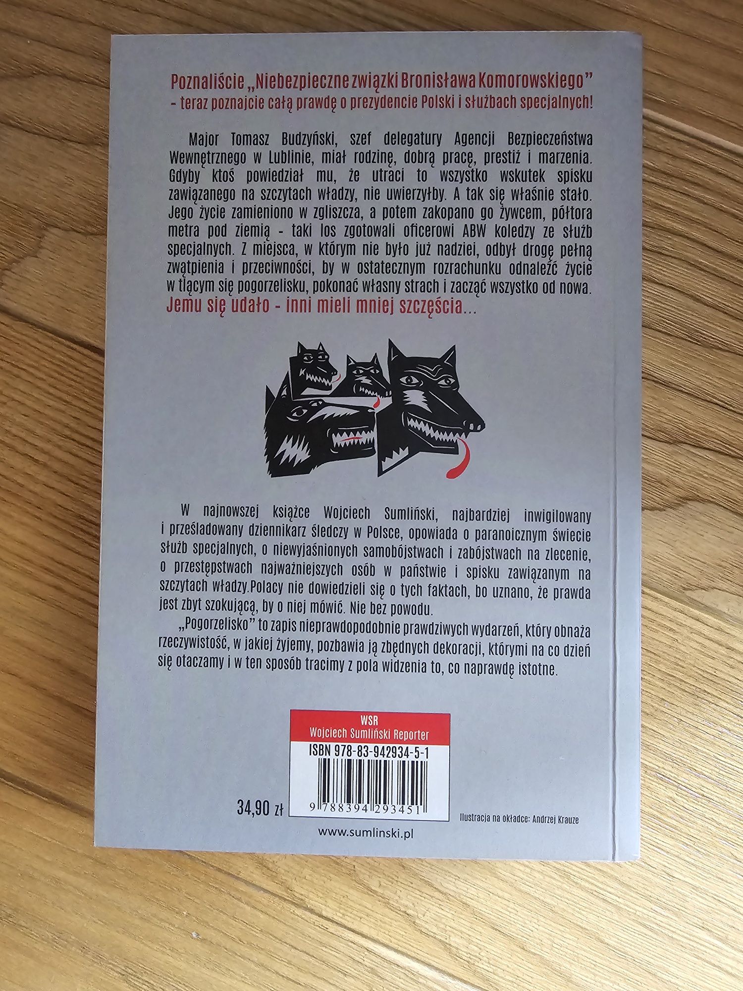 Książka Wojciech Sumliński Pogorzelisko