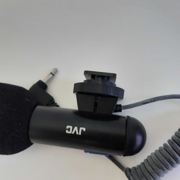 Retro Microfone Super Direccional JVC Camera Video jack 3,5mm Funciona