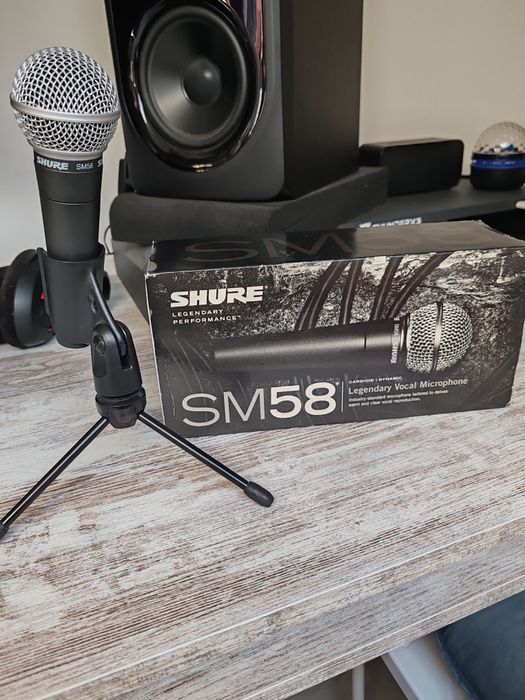 Microfone Shure SM58, Como Novo