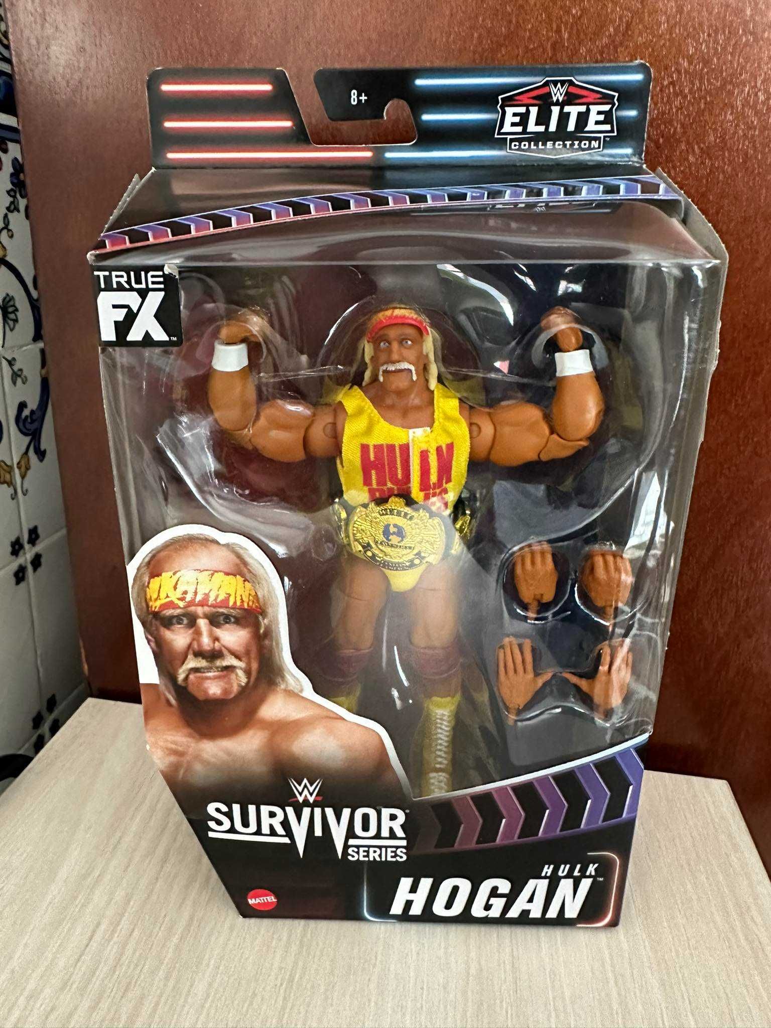 bonecos Hulk Hogan elite wwe wrestling figura Goldberg