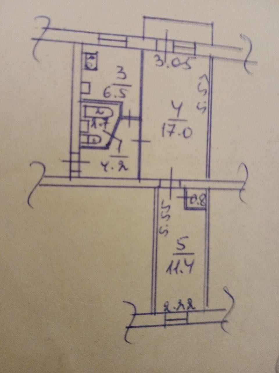 Продажа 2-ной квартиры на  Тульчинской 9