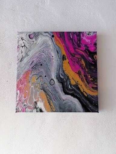 Quadro Abstrato – Fluxo Cósmico