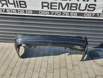 Задній бампер Mercedes-Benz w204 c-class універсал чорний