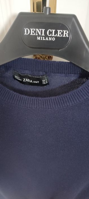Zara krótki granatowy sweterek S jak XS