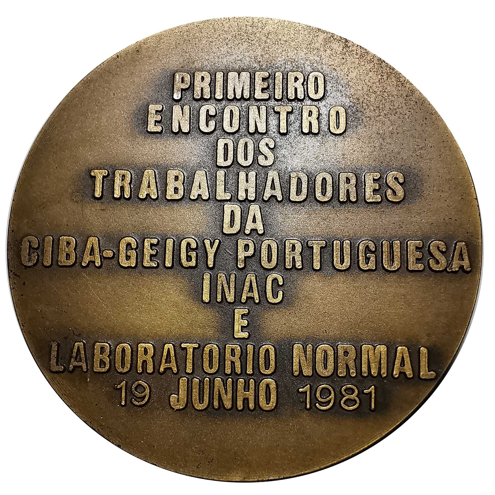 Medalha em Bronze da Ciba-Geigy Portuguesa e da INAC