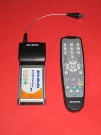 Karta TV AVER MEDIA AVERTV E501R Cadbus do laptopów PCMCIA 32BIT pilot