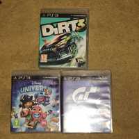 Gry na Sony PS3 Gran Turismo 6, Dirt 3, Disney Universe PL