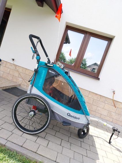 Qeridoo  sportex 2 przyczepka rowerowa