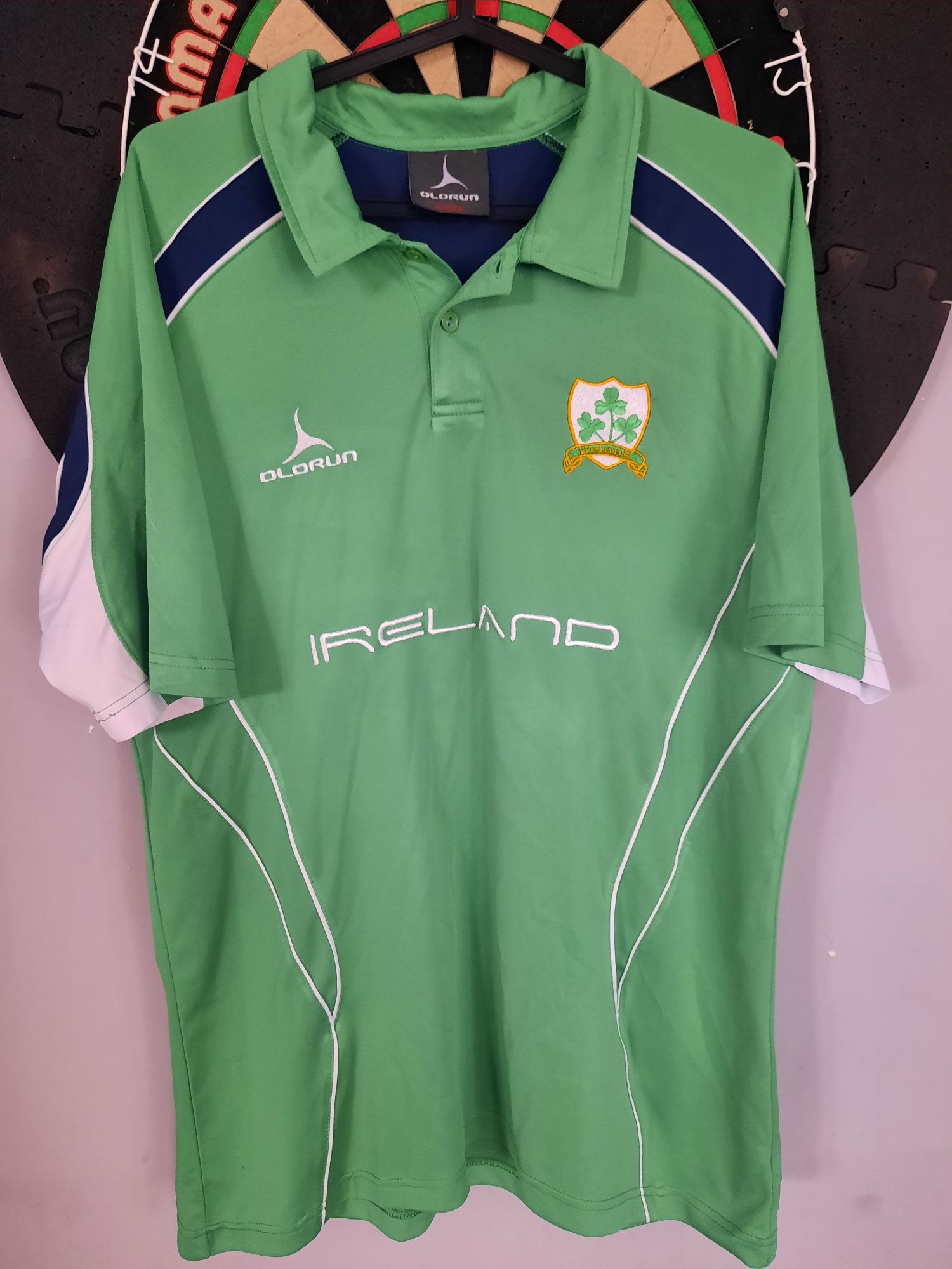 koszulka piłkarska rugby vintage  Ireland Olorun Grand Slam 2018