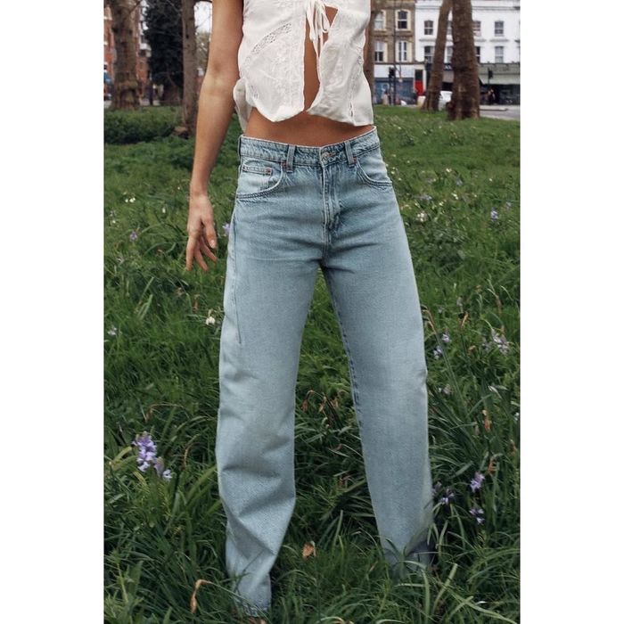Zara baggy джинси 34, zara багги джинсы 34