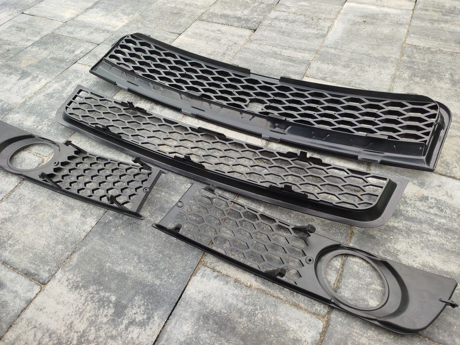 Zestaw kratek plaster miodu Audi A4 B6 nie S-Line komplet połysk mat