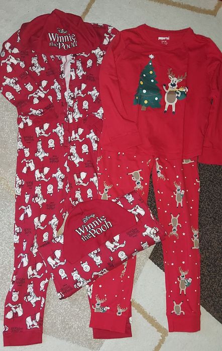 Piżamy świąteczne 134/140