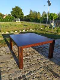 Piękny stół rozkładany 140x160 drewno ciężki