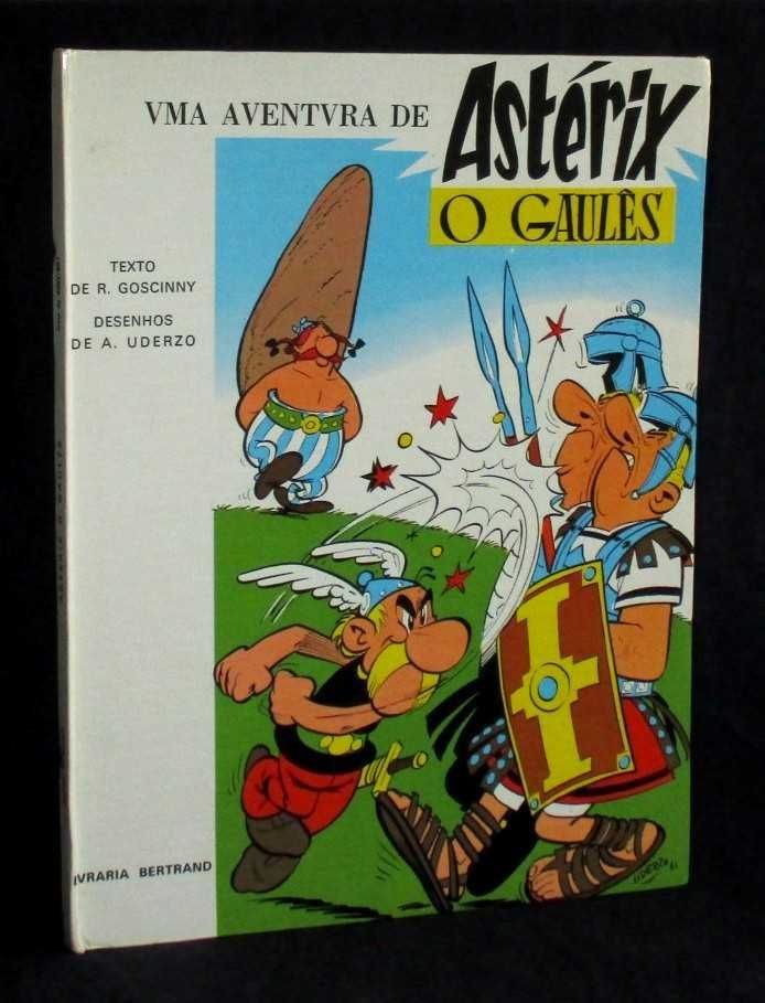 Livro BD Uma Aventura de Astérix O Gaulês Bertrand