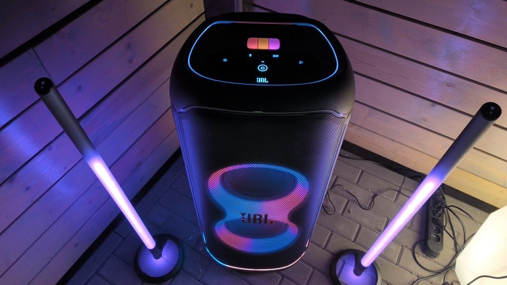 Wynajem Głośnika JBL PARTYBOX ULTIMATE, Dym, Mikrofony, Oświetlenie!