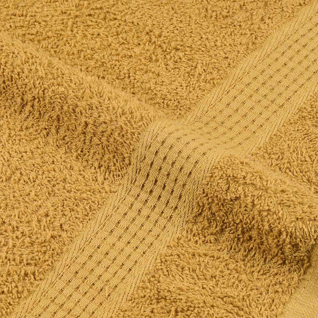 Ręczniki do sauny 2 szt. Złoty 80x200 cm 360 gsm 100% bawełna