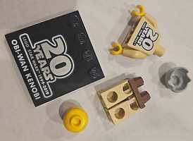 Figurka Lego Star Wars Obi-Wan SW1069 z płytką rocznicową set 30624