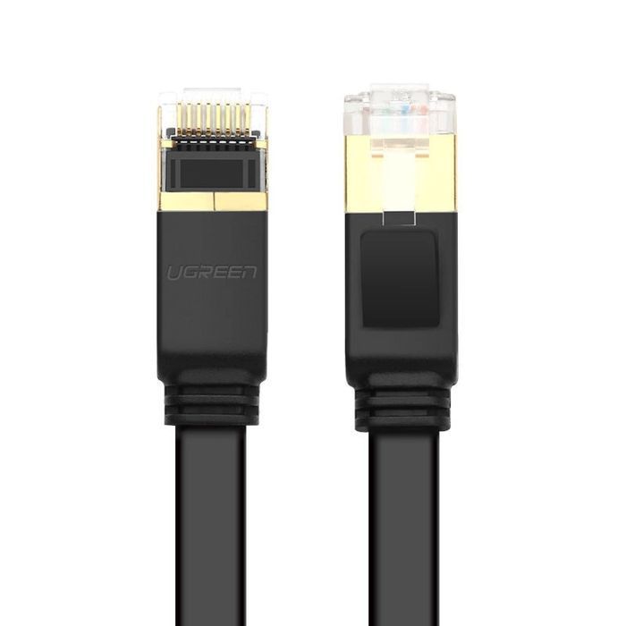 Ugreen płaski kabel Ethernet patchcord RJ45 Cat 7 STP LAN 10 Gbps 10m