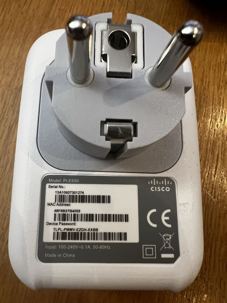 Cisco Linksys powerline plek500 ple500 plc adapter - 2 sztuki