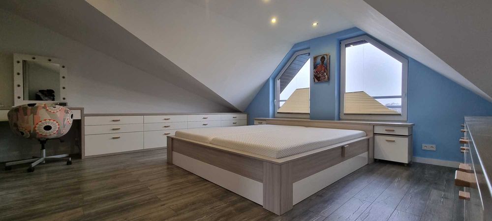 apartament w szeregowcu 116,67 m2 + 2 m. garażowe + miejsce dla gości.