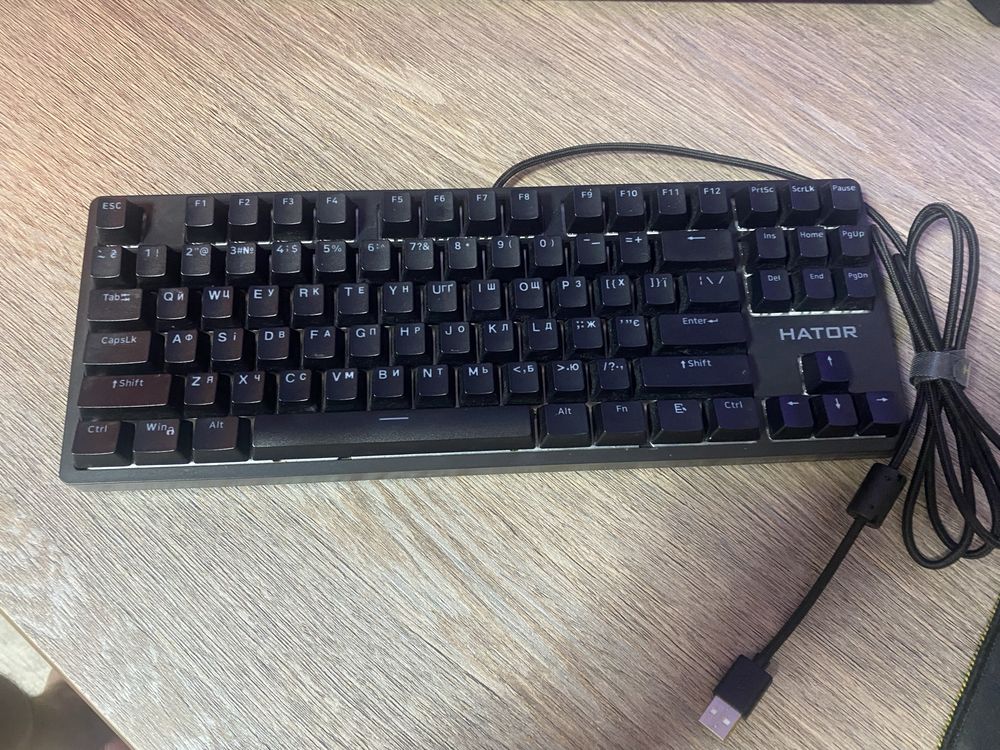 Клавіатура HATOR Rockfall 2 TKL Mecha Orange (HTK-520) Black