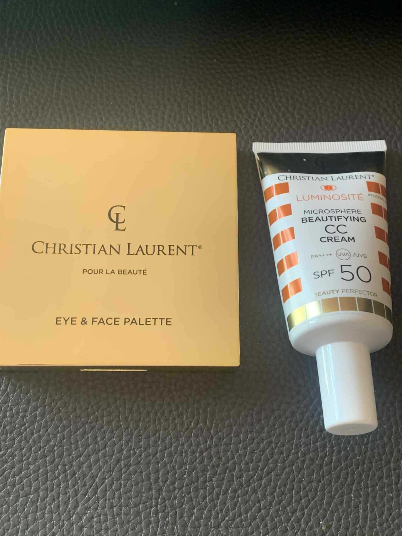 Christian Laurent x 2 szt Luminosite CC Cream i Eye Face Palette