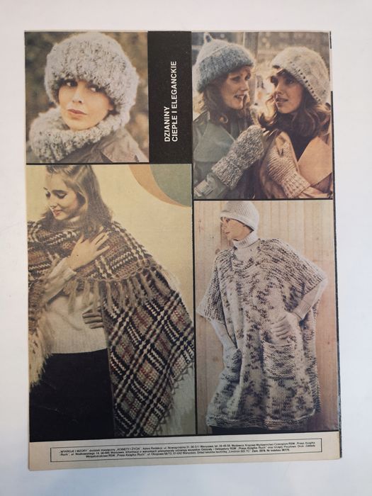 Moda I Życie 02/1978R - Wykroje I Wzory Nr 2/368