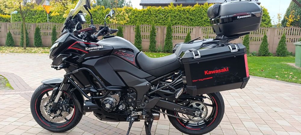Kawasaki Versys 1000 ABS/KTRC 30tys,km-Full ASO Kufry GMOL Halogen NAVI Płyta Manety AKRAP