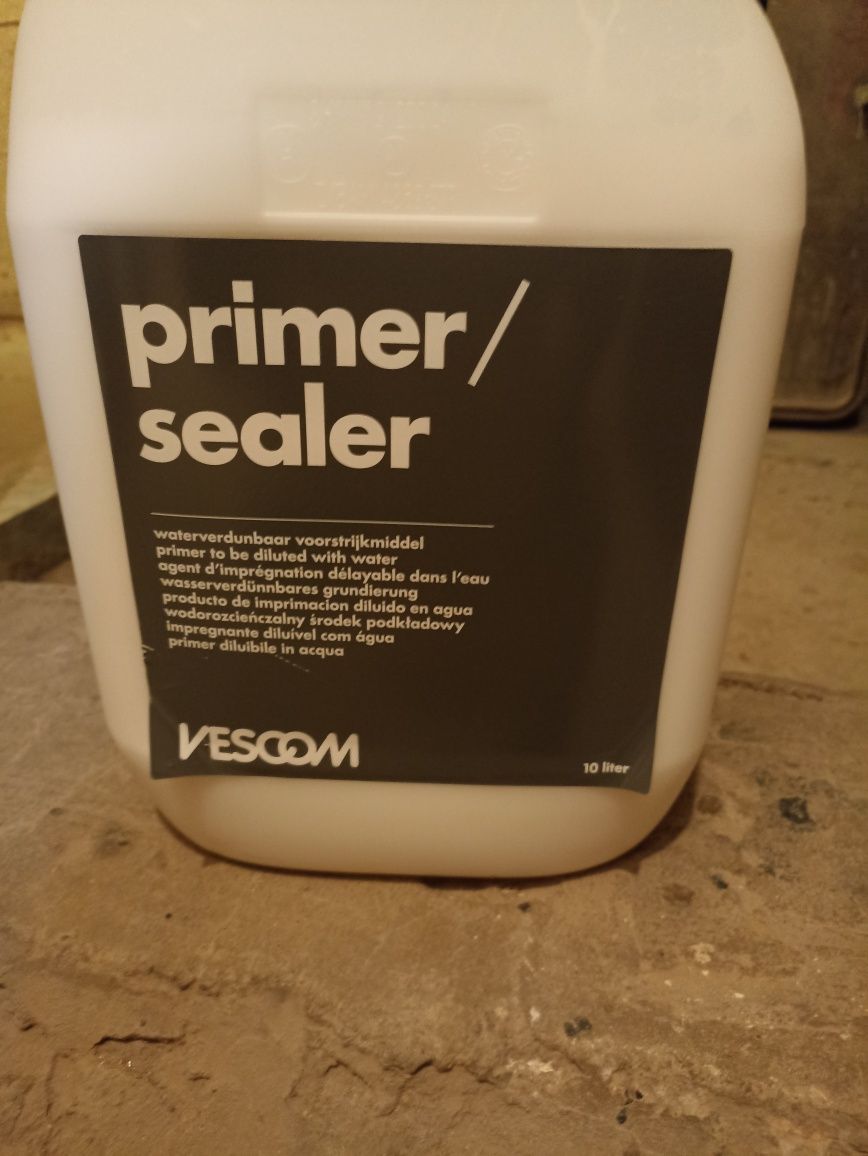 Primer Sealer Vescom 10 L. Grunt do taper.