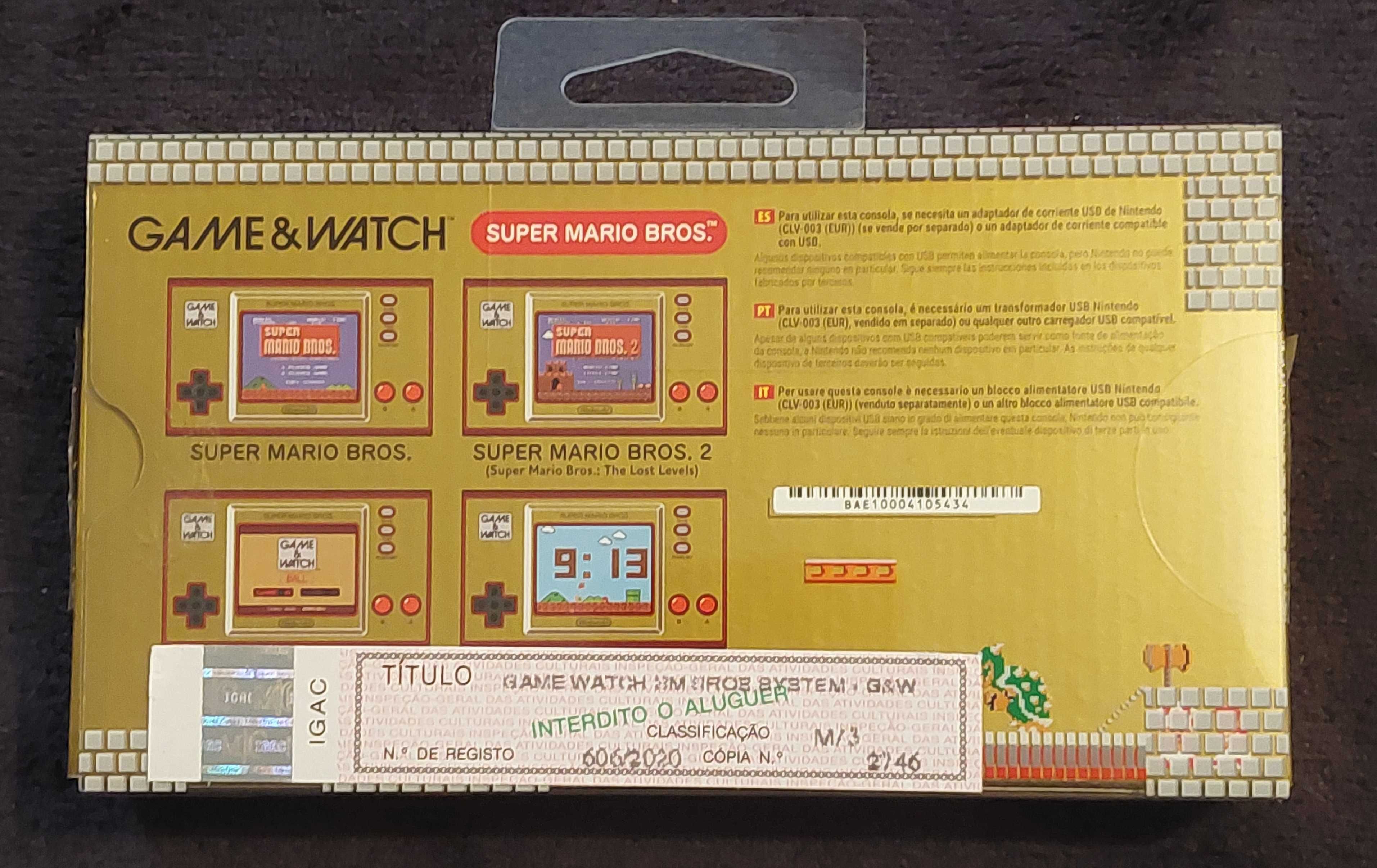 *COMO NOVO* Nintendo Game & Watch Super Mario Bros