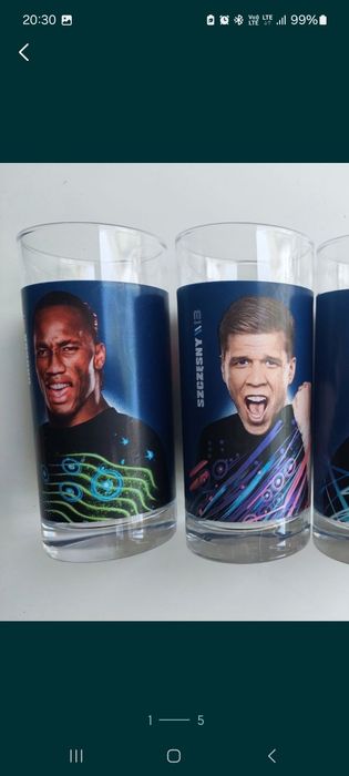 Szklanki Pepsi Szczẹsny Drogba