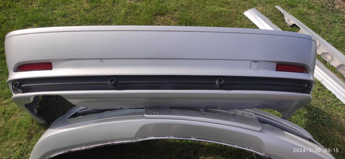 Zderzak tył, E46 cabrio, titansilber