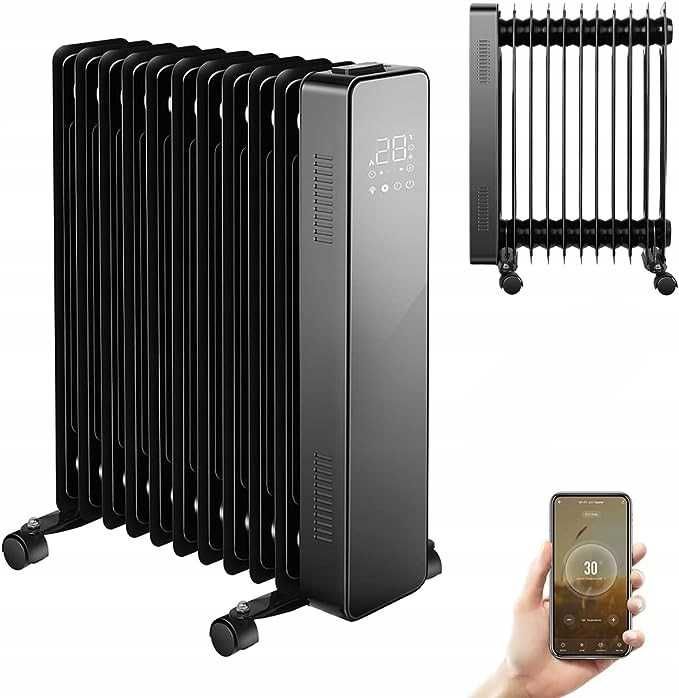 Grzejnik olejowy 2500w Smart