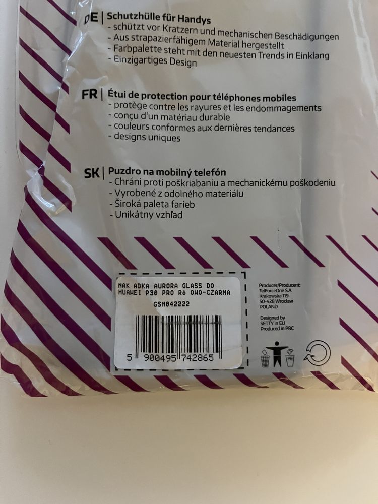 Etui ochronne na Huwawei p30