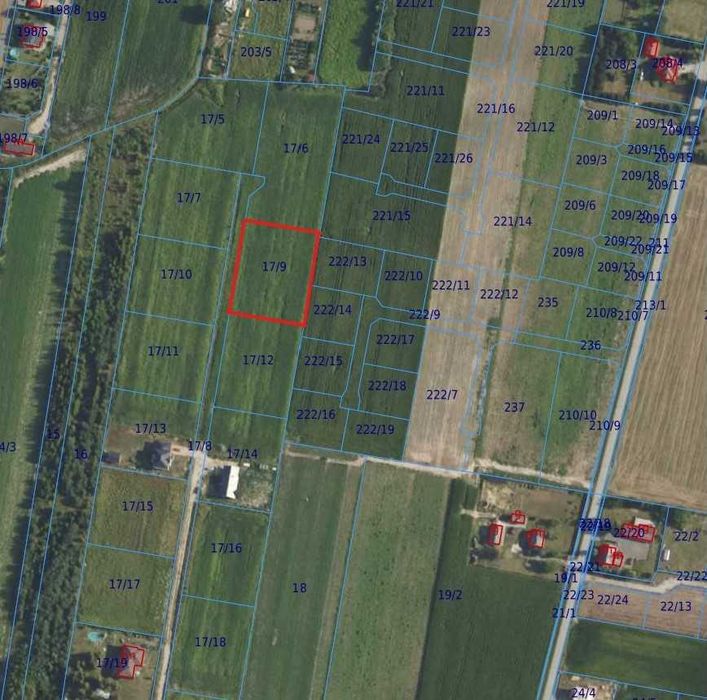 Sprzedam działkę nr 17/9 w miejscowości Konstantów