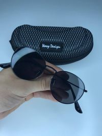 Женские солнцезащитные очки Ray Ban черные круглые капельки Рей Бен