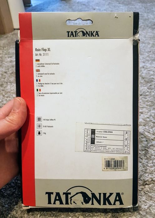 Osłona na plecak/ pokrowiec przeciwdeszczowy Rain Flap XL Tatonka NOW