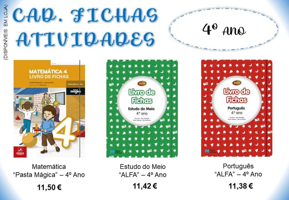 Manuais e Ativdades 3 Ano e 4 Ano