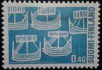 Znaczek Finlandia 1969 5 Sailing Boats