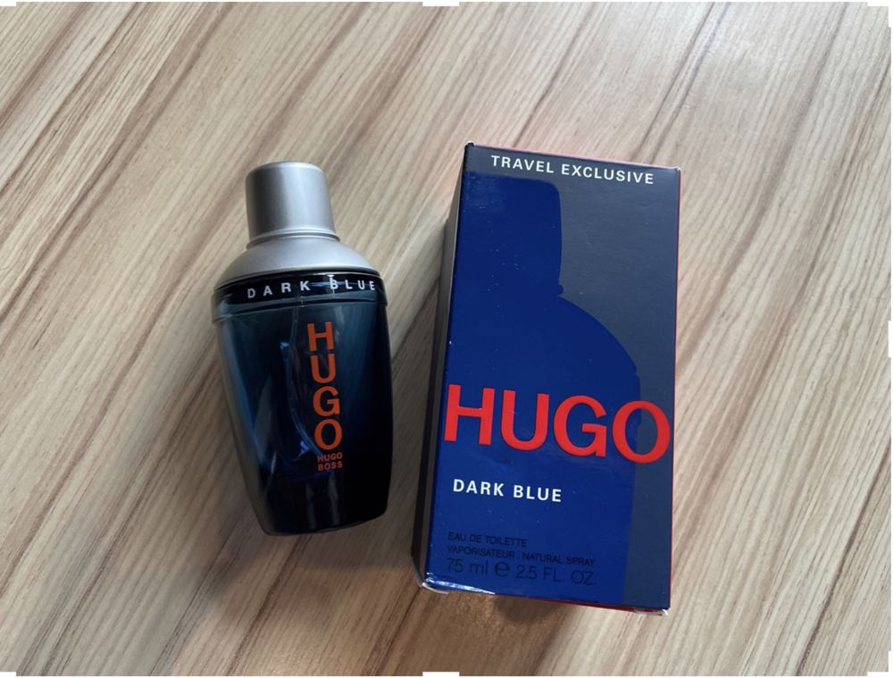 Flakon / butelka HUGO dark blue / 75 ml / eau de toilette