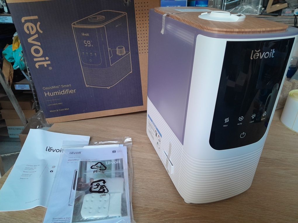 Nawilżacz powietrza levoit luh-0451s-weu mgiełka 40m2 aplikacja smart