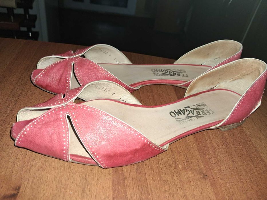 Salvatore Ferragamo мюлі черевики для літа шкіряні Італія