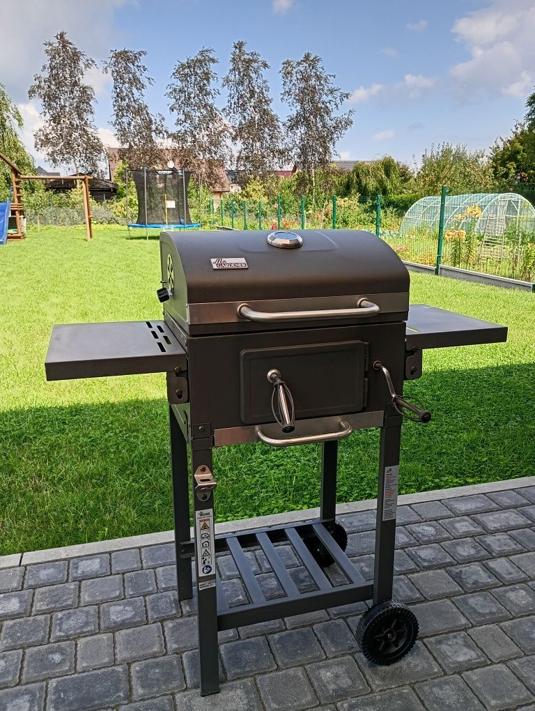Grill ogrodowy węglowy termometr