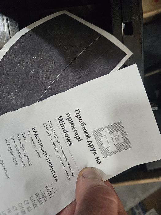 ДЕФЕКТ!! Citizen CT-S310II принтер чеків 58/80мм 160мм/с автообрізка