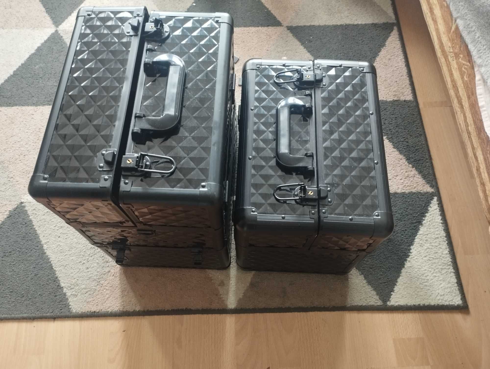 Bogaty zestaw do robienia paznokci lakiery dekoracje osprzęt