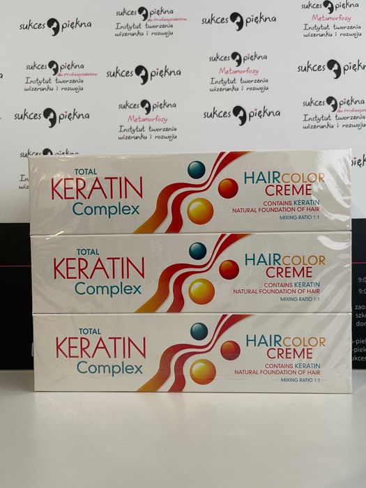 Farba do włosów Total Keratin Complex (kolor 6/345 meranti)