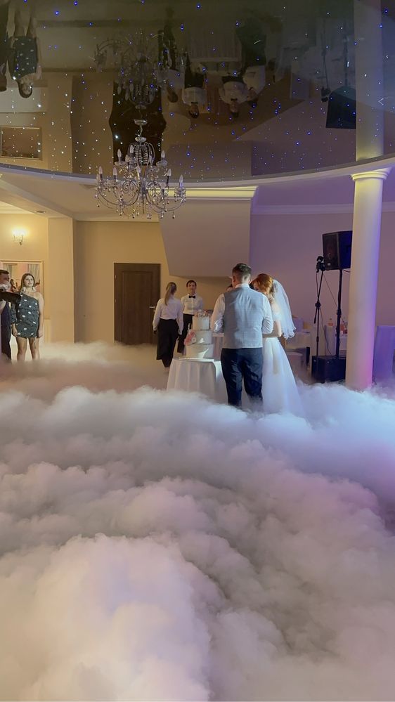 Tanio Ciężki dym Fontanny Iskier Bańki Konfetti Taniec w chmurach